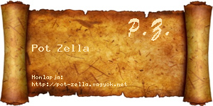 Pot Zella névjegykártya